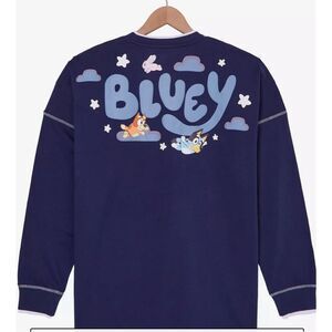 Box Linch Bluey Bingo & Bluey Sleepy Time Long Sleeve T-Shirt - XS Nwot Unisex